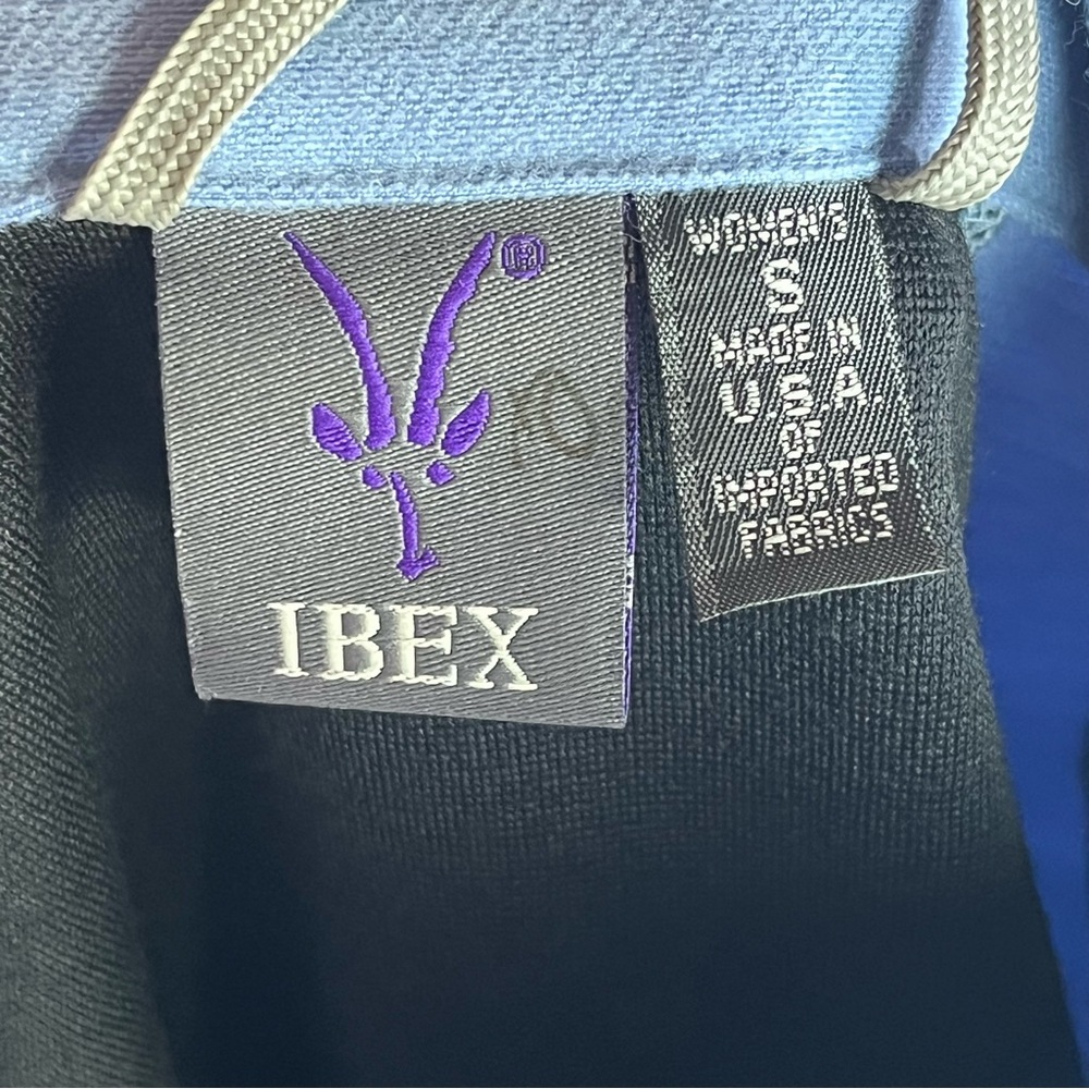 IBEX Women's Merino Wool WindBlock Zip-Up Run Jacket Light Purple & Black Small - Picture 3 of 7